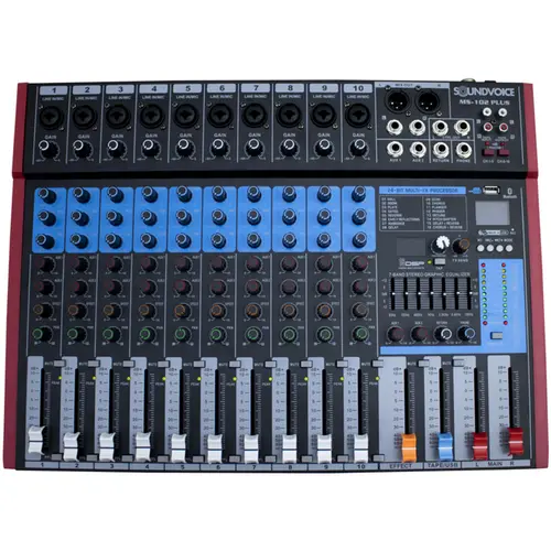 Mesa de Som Soundvoice MS-102 PLUS