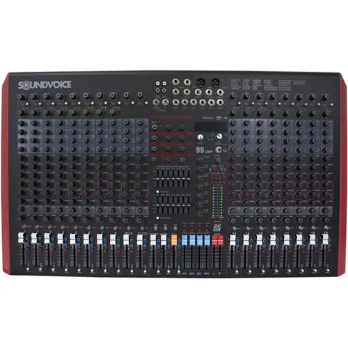Mesa de Som Profissional Soundvoice MP-206