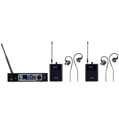 Sistema de Monitor Sem Fio UHF C/2 Bodypacks Dylan DSM-600 SUPER