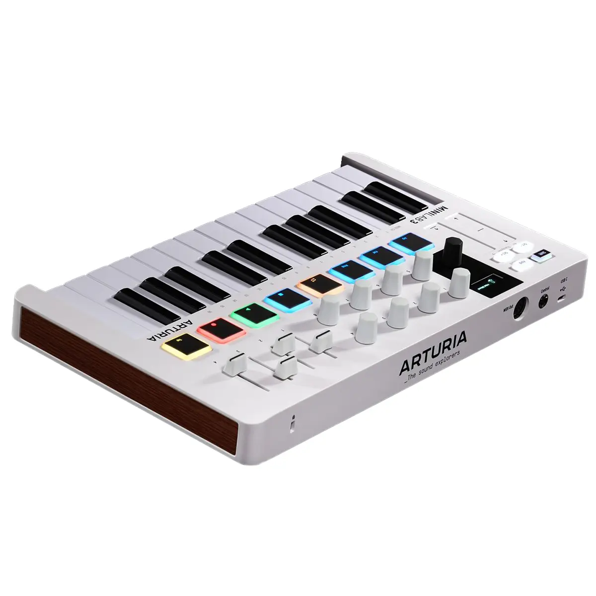 Teclado Controlador MIDI Arturia Minilab MK3 Branco PS.12815.10077