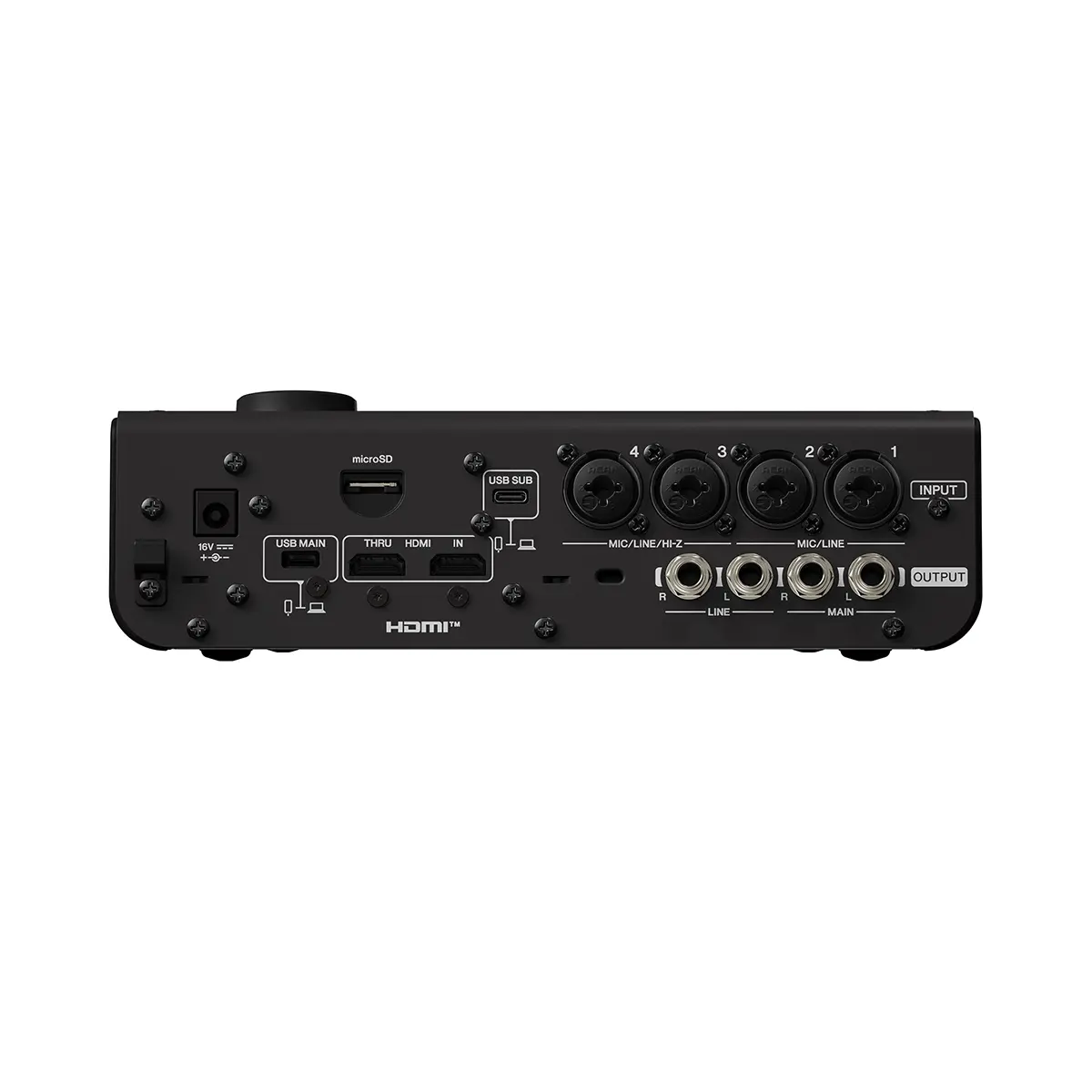 DTM・DAW YAMAHA URX44V Interface de Áudio HDMI Yamaha URX44V B PS.12815.10220 - Interface