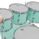 Bateria Gretsch CM2E627 SFG + GRG2PACK