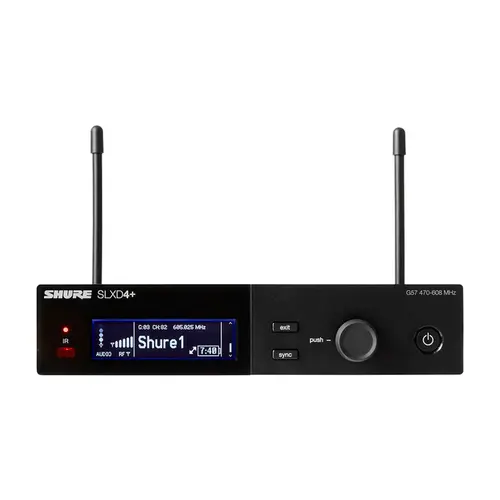 Receptor Digital Sem Fio Shure SLXD4+=-G57